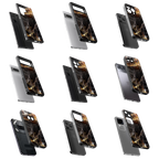 Durable Glass Back Mobile Case for iPhone, Samsung, OnePlus, Google Pixel, Redmi, Vivo, Oppo