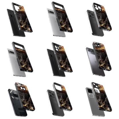 Durable Glass Back Mobile Case for iPhone, Samsung, OnePlus, Google Pixel, Redmi, Vivo, Oppo