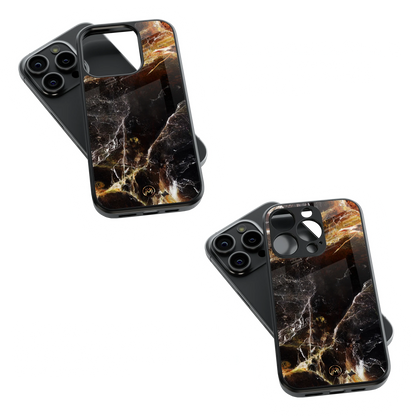 Trendy Glass Back Mobile Case for iPhone, Samsung, Redmi, OnePlus, Google Pixel, Motorola
