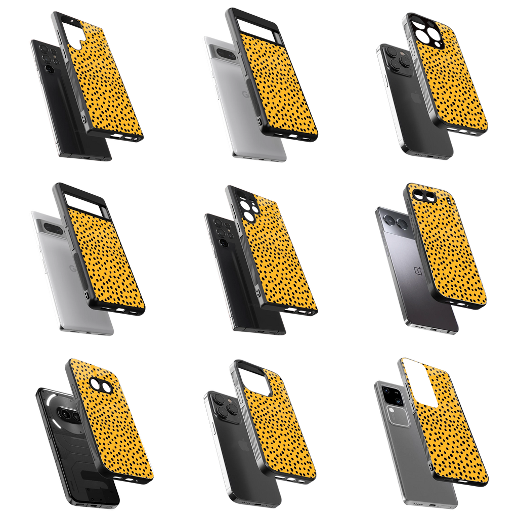 Durable Glass Back Mobile Case for iPhone, Samsung, OnePlus, Google Pixel, Redmi, Vivo, Oppo