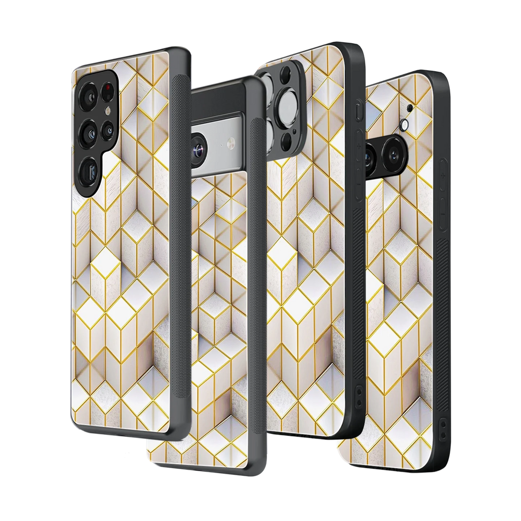 Stylish Glass Back Case for All Smartphones iPhone, Samsung, OnePlus, Pixel, Redmi, Oppo, Vivo, Motorola