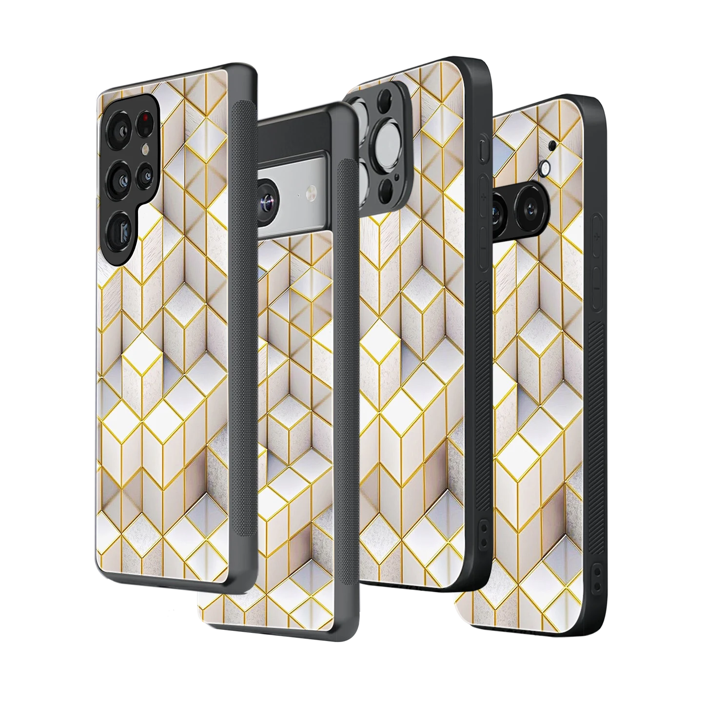 Stylish Glass Back Case for All Smartphones iPhone, Samsung, OnePlus, Pixel, Redmi, Oppo, Vivo, Motorola