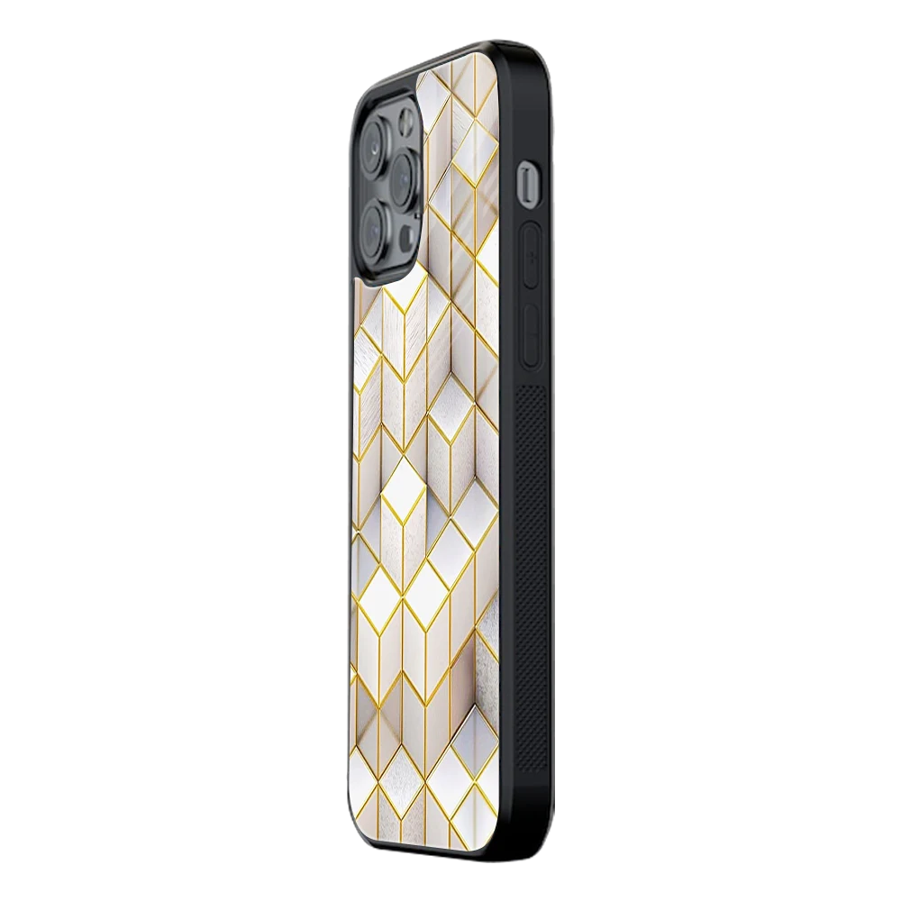 Slim Glass Back Phone Case for Multiple Brands iPhone, Samsung, Redmi, OnePlus, Oppo, Vivo