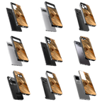 Durable Glass Back Mobile Case for iPhone, Samsung, OnePlus, Google Pixel, Redmi, Vivo, Oppo
