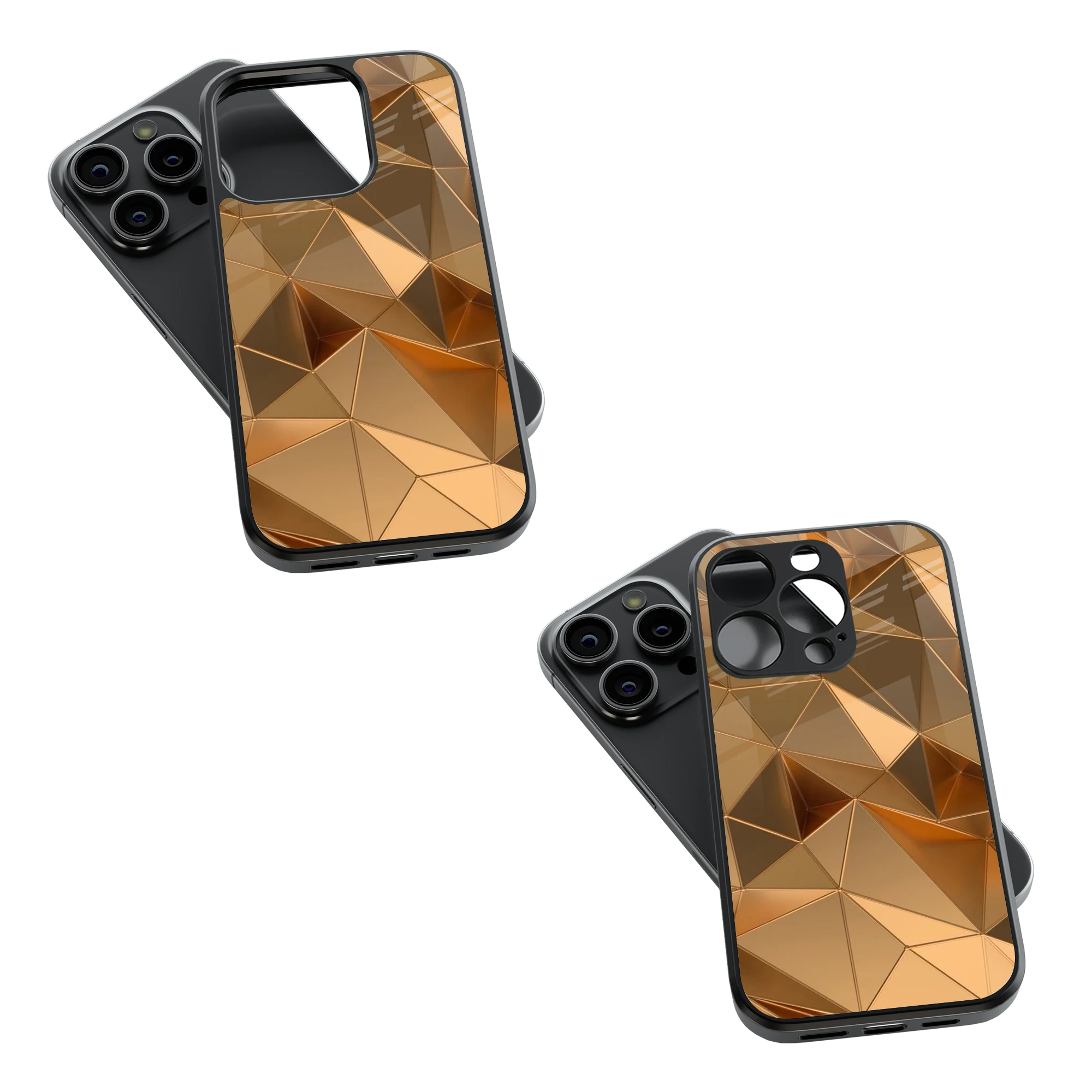 Trendy Glass Back Mobile Case for iPhone, Samsung, Redmi, OnePlus, Google Pixel, Motorola