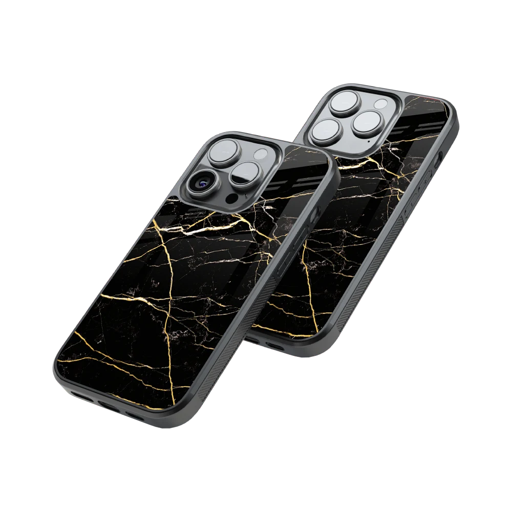 Protective Glass Back Phone Case Compatible with iPhone, Samsung, OnePlus, Pixel & More