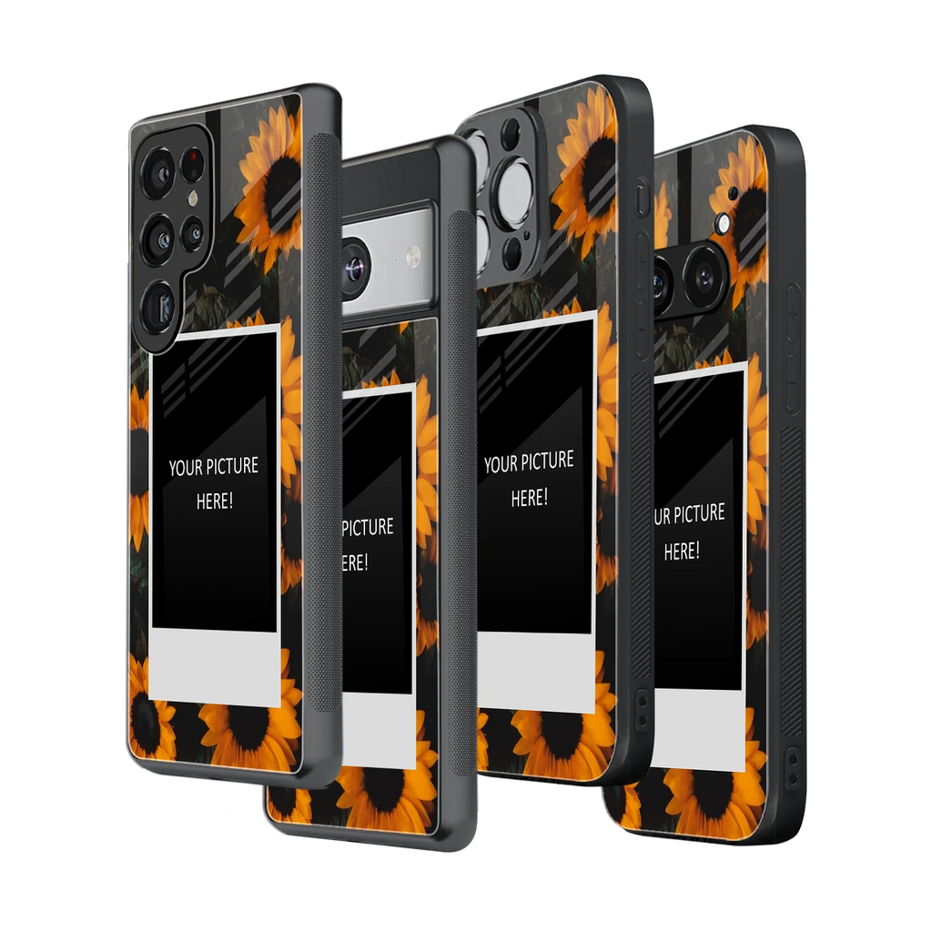 Polaroid Personalised Glass Phone Case