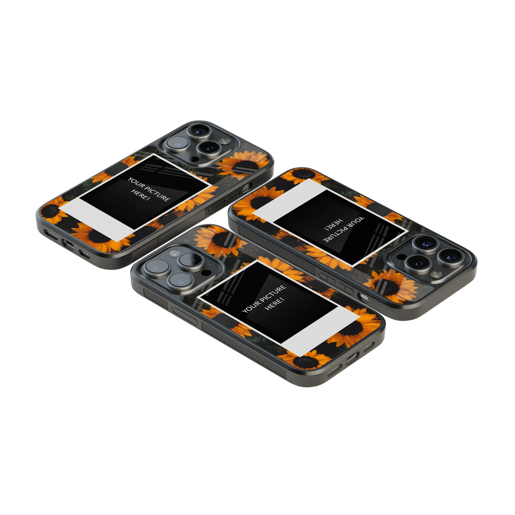 Polaroid Personalised Glass Phone Case