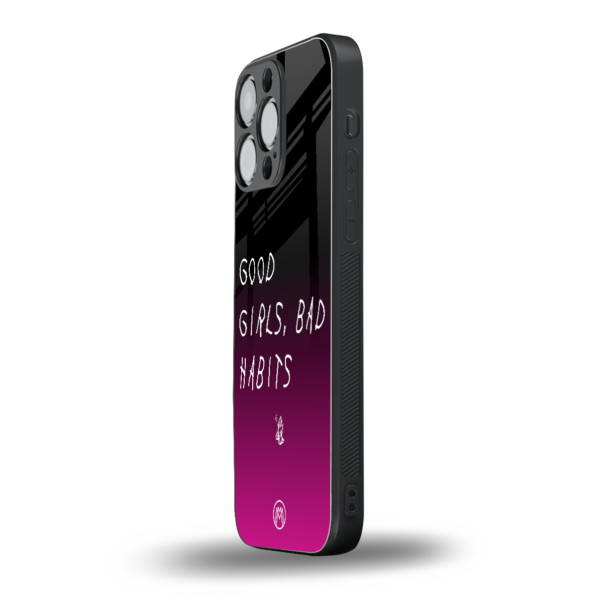 good girls bad habits back phone cover | glass case for iphone 13 pro max