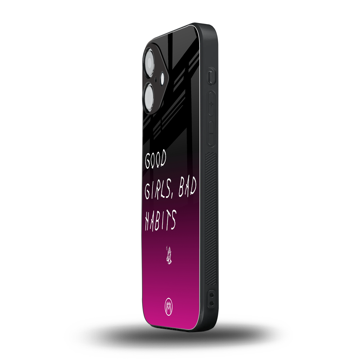 good girls bad habits back phone cover | glass case for iphone 16