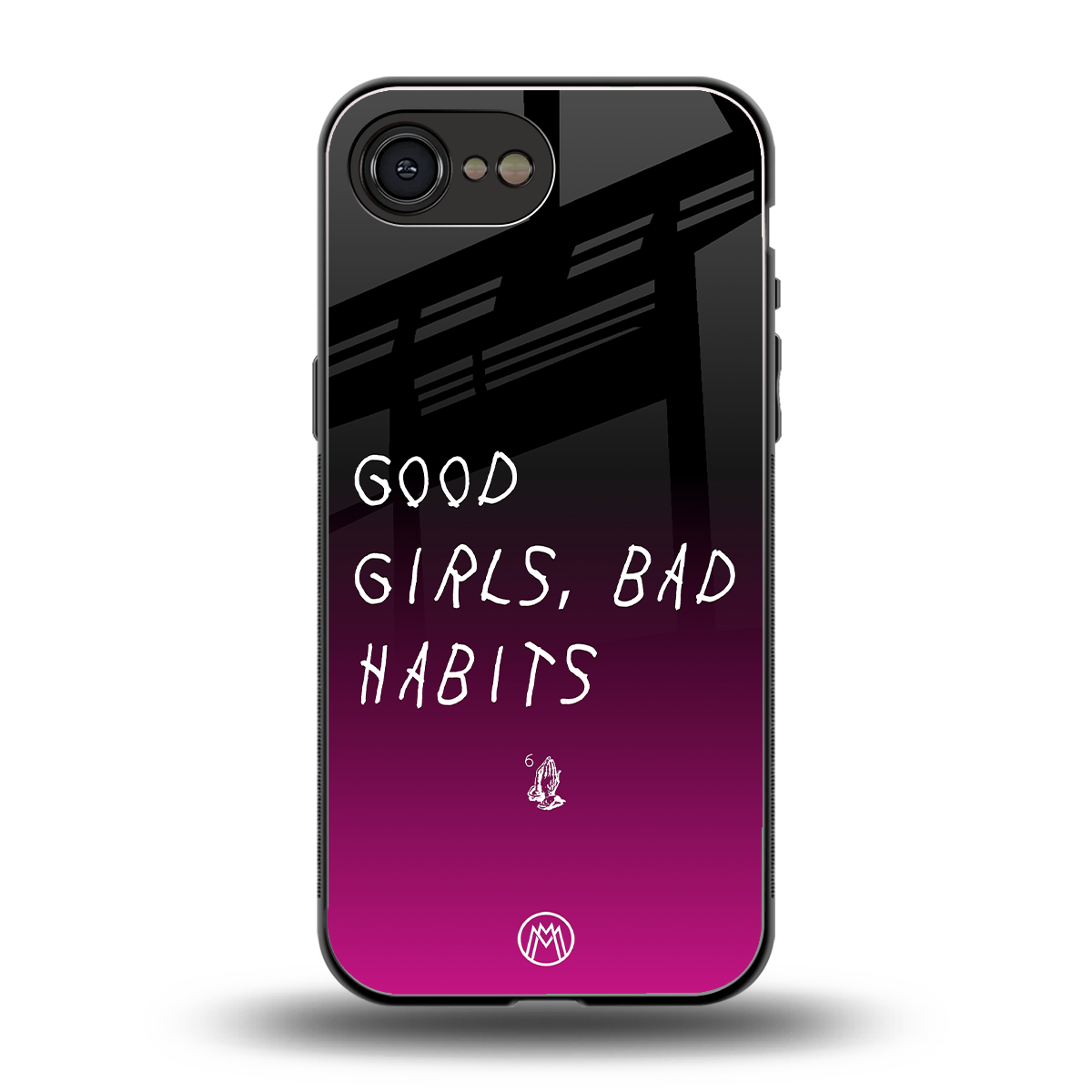 good girls bad habits back phone cover | glass case for iphone 16e