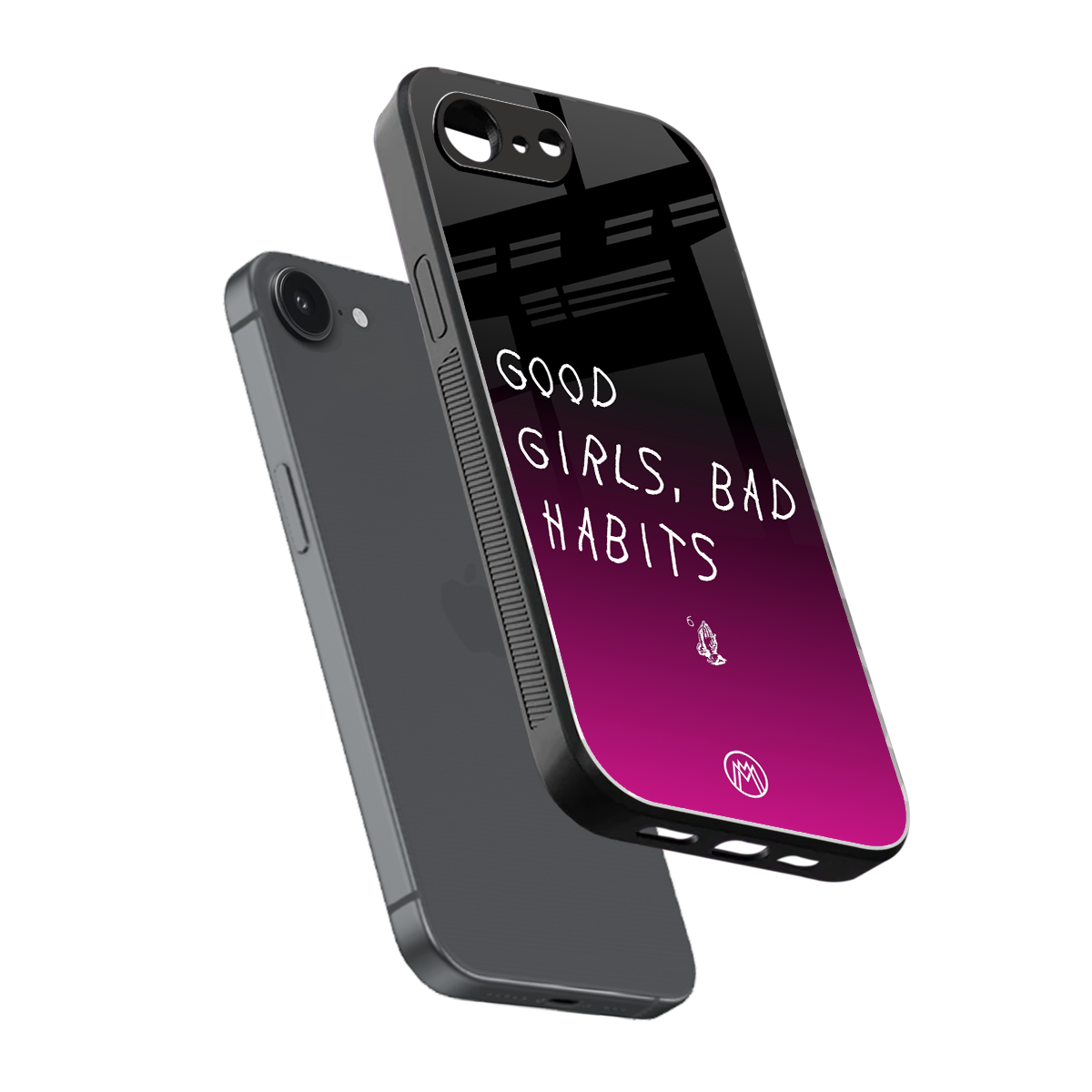 good girls bad habits back phone cover | glass case for iphone 16e