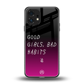 good girls bad habits back phone cover | glass case for nothing phone 1