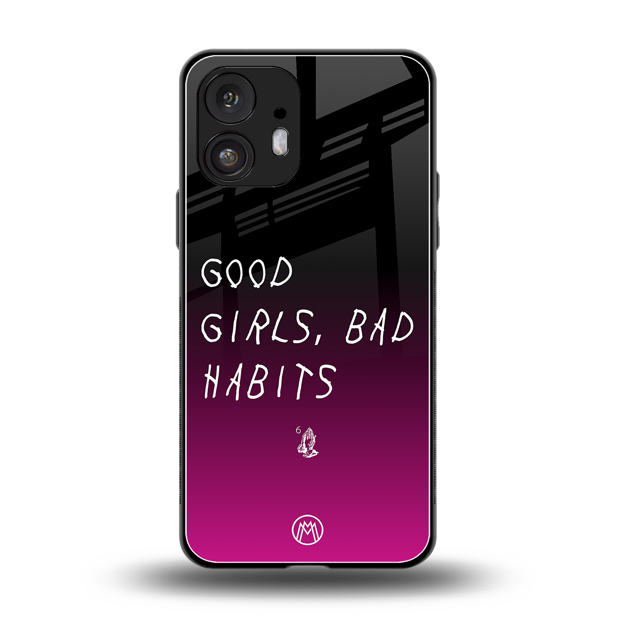good girls bad habits back phone cover | glass case for nothing phone 2