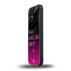 good girls bad habits back phone cover | glass case for nothing phone 2