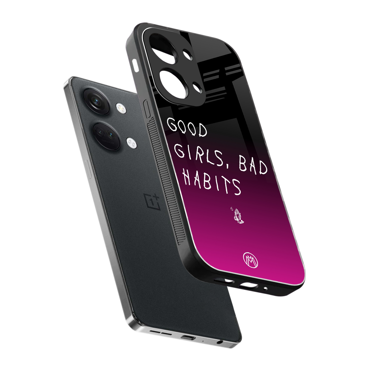 good girls bad habits back phone cover | glass case for oneplus nord 3