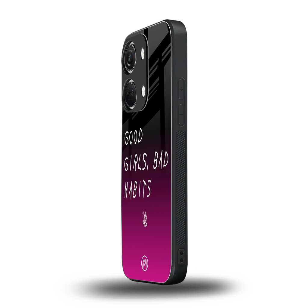 good girls bad habits back phone cover | glass case for oneplus nord 3