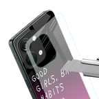 good girls bad habits back phone cover | glass case for oneplus nord 3