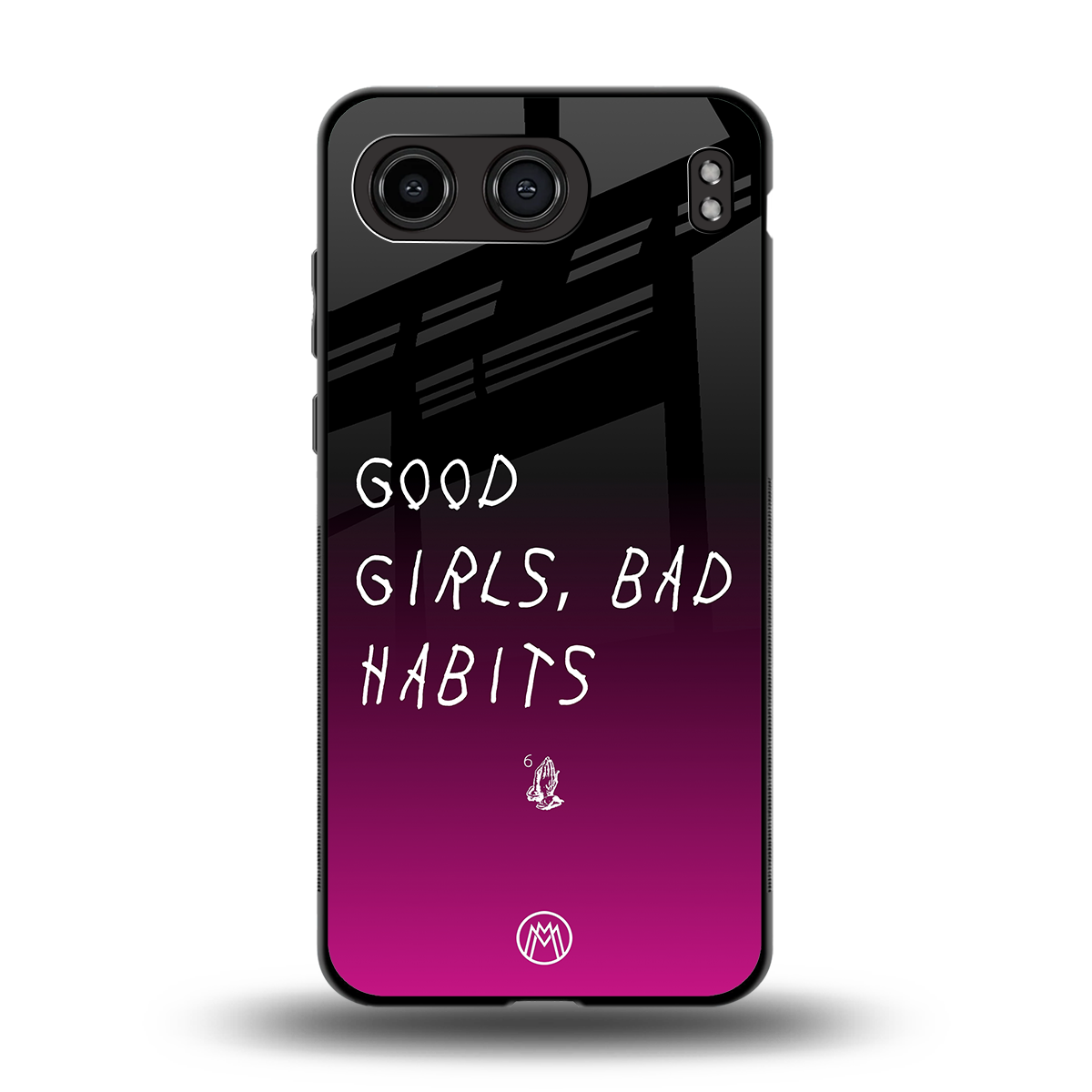 good girls bad habits back phone cover | glass case for oneplus nord 4