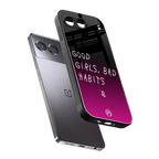 good girls bad habits back phone cover | glass case for oneplus nord 4