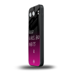 good girls bad habits back phone cover | glass case for oneplus nord 4