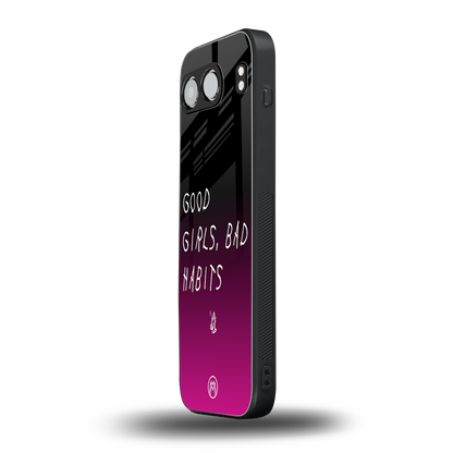 good girls bad habits back phone cover | glass case for oneplus nord 4