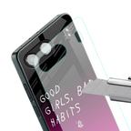 good girls bad habits back phone cover | glass case for oneplus nord 4