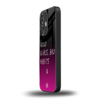 good girls bad habits back phone cover | glass case for oneplus nord ce 3