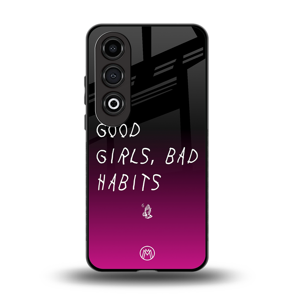 good girls bad habits back phone cover | glass case for oneplus nord ce 4
