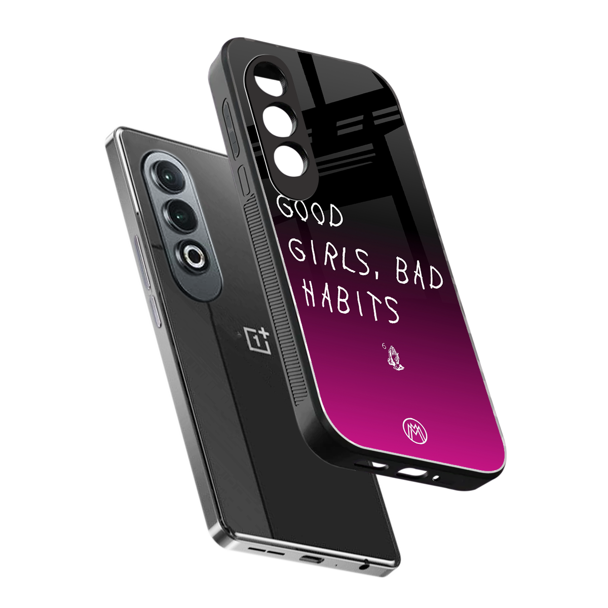 good girls bad habits back phone cover | glass case for oneplus nord ce 4