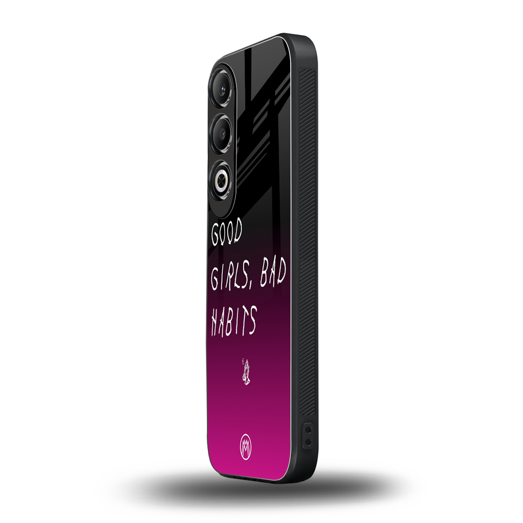 good girls bad habits back phone cover | glass case for oneplus nord ce 4