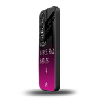 good girls bad habits back phone cover | glass case for oneplus nord ce 4