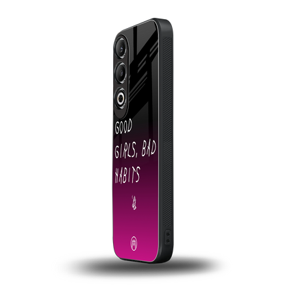 good girls bad habits back phone cover | glass case for oneplus nord ce 4
