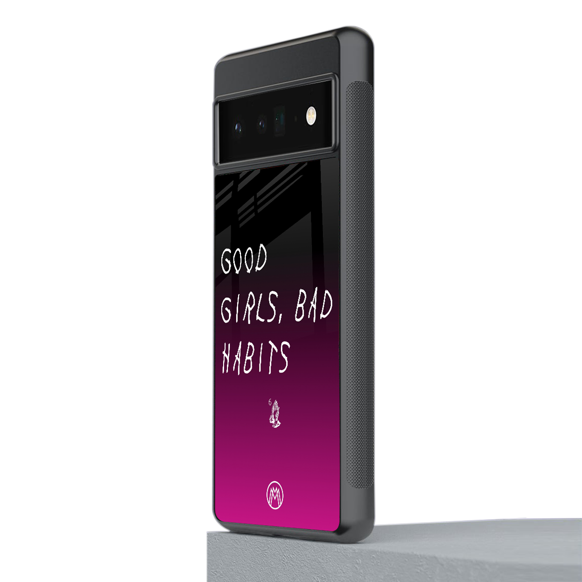 good girls bad habits back phone cover | glass case for google pixel 6 pro