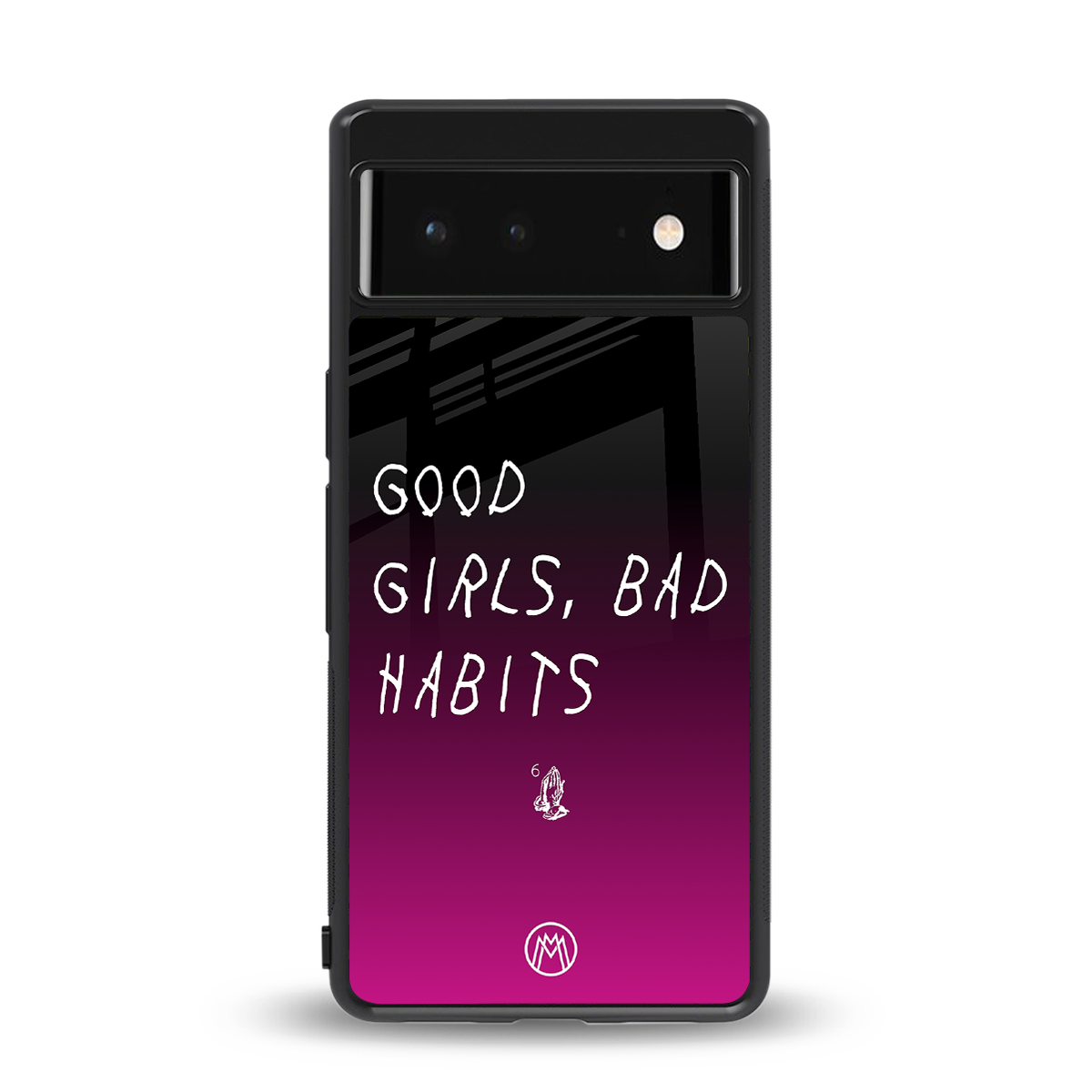 good girls bad habits back phone cover | glass case for google pixel 6