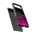 good girls bad habits back phone cover | glass case for google pixel 6
