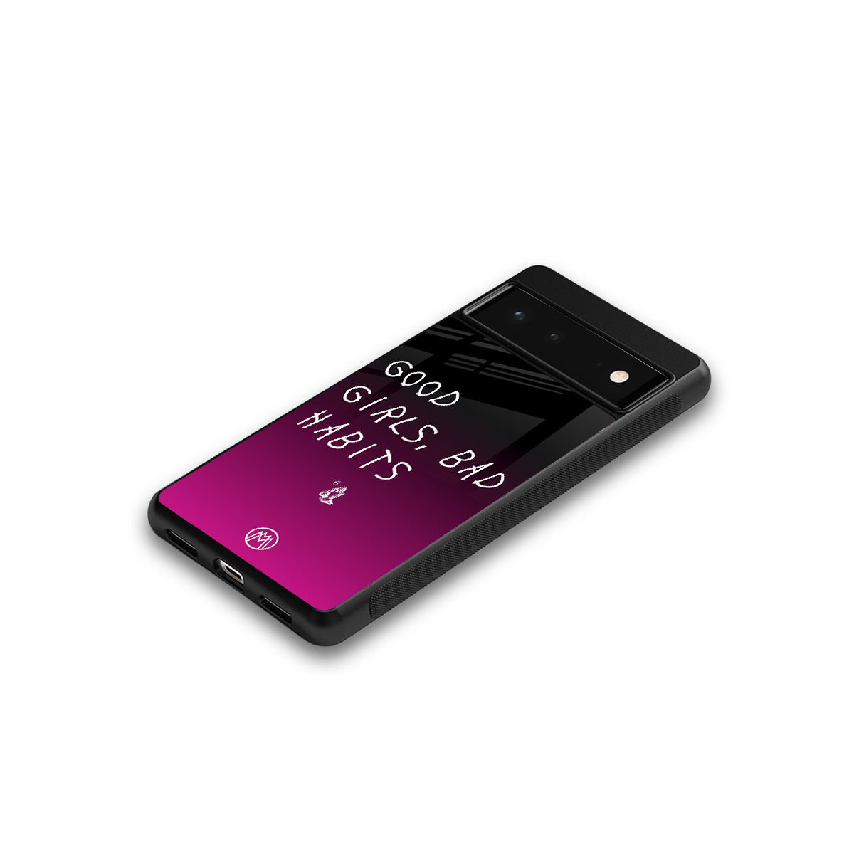 good girls bad habits back phone cover | glass case for google pixel 6
