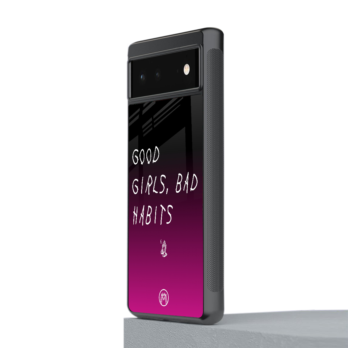 good girls bad habits back phone cover | glass case for google pixel 6