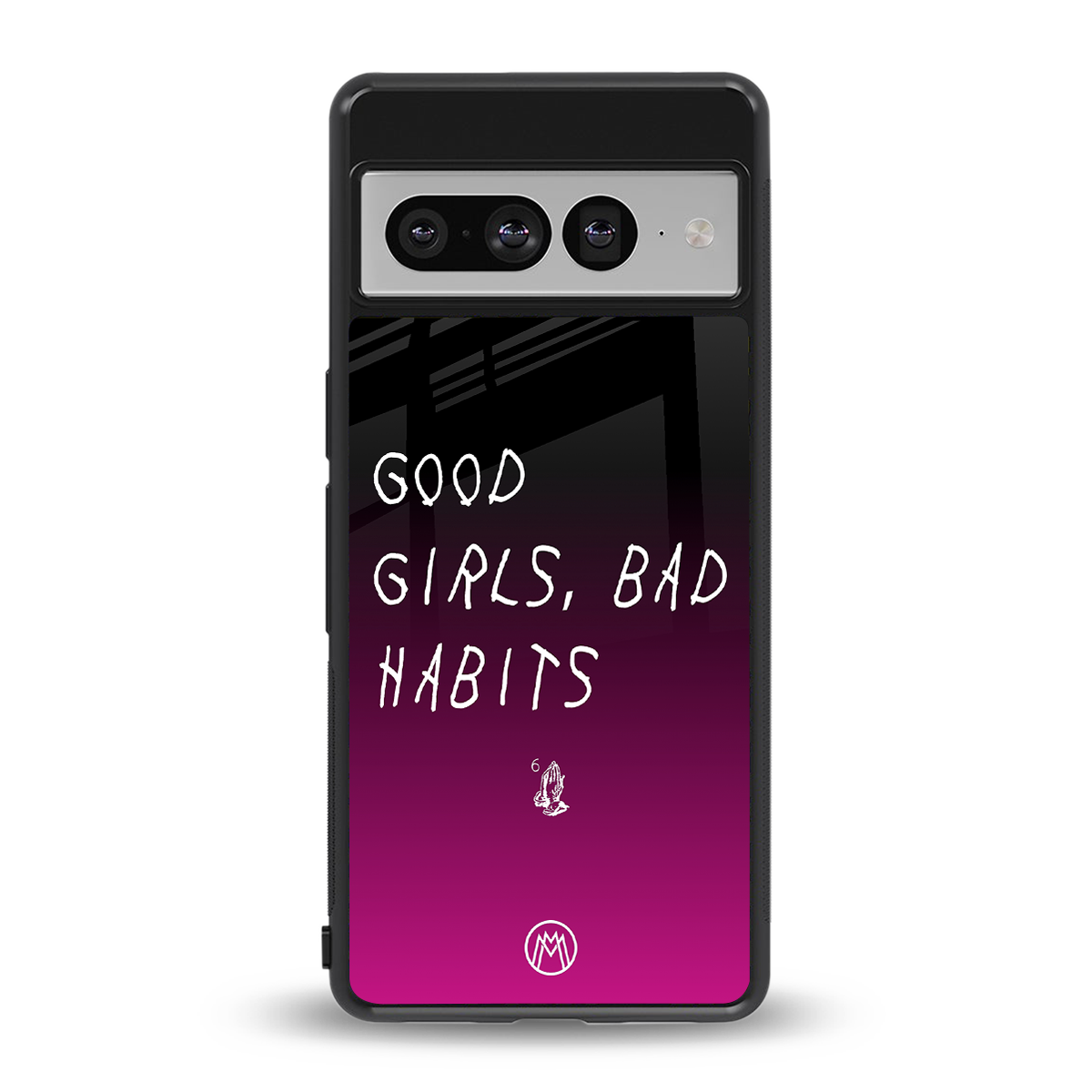 good girls bad habits back phone cover | glass case for google pixel 7 pro