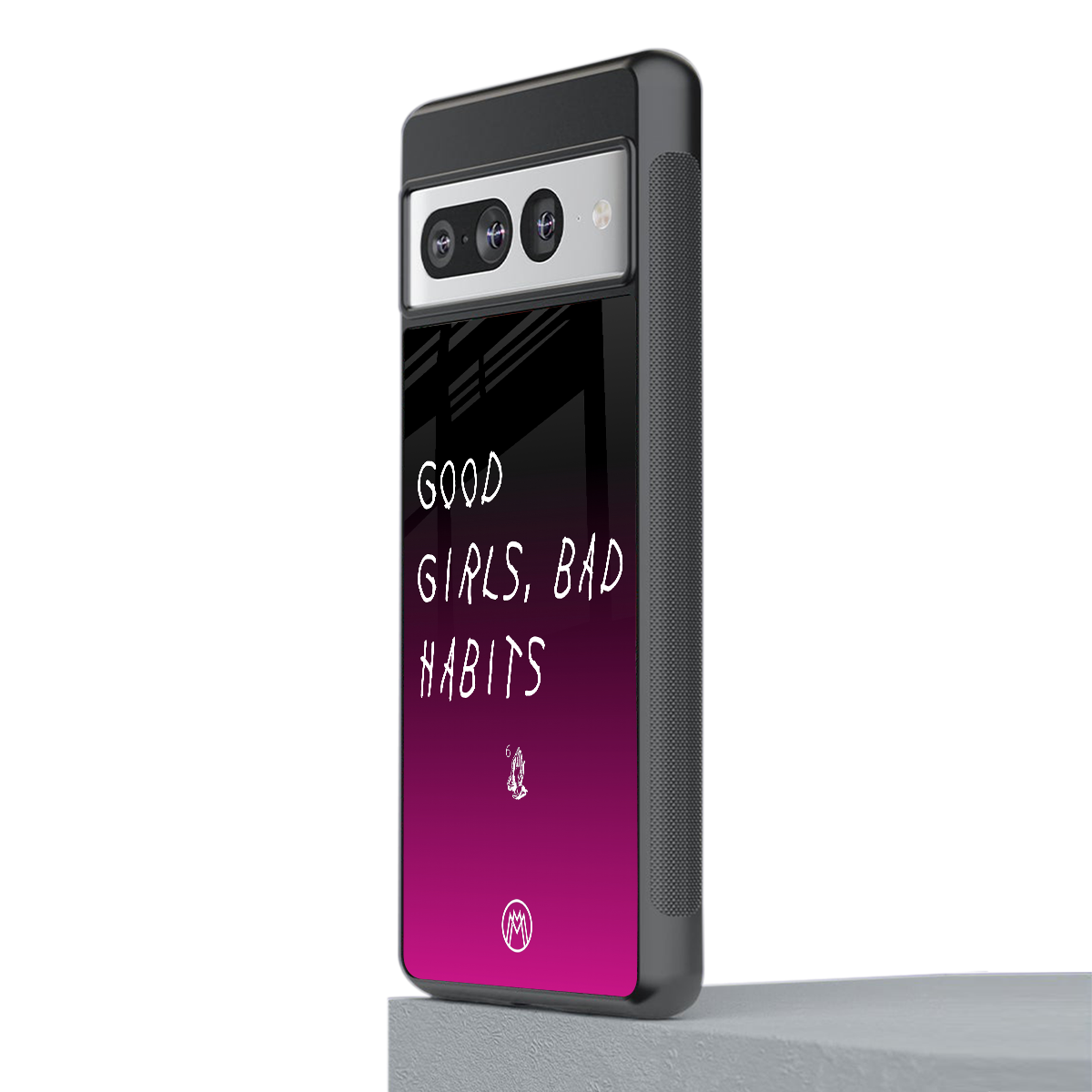 good girls bad habits back phone cover | glass case for google pixel 7 pro