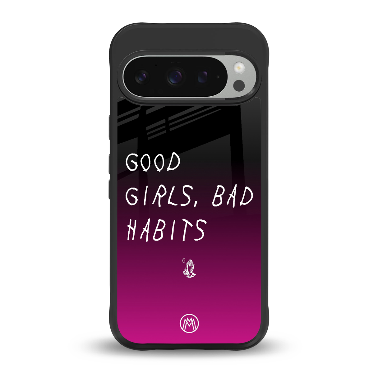 good girls bad habits back phone cover | glass case for google pixel 9 pro xl