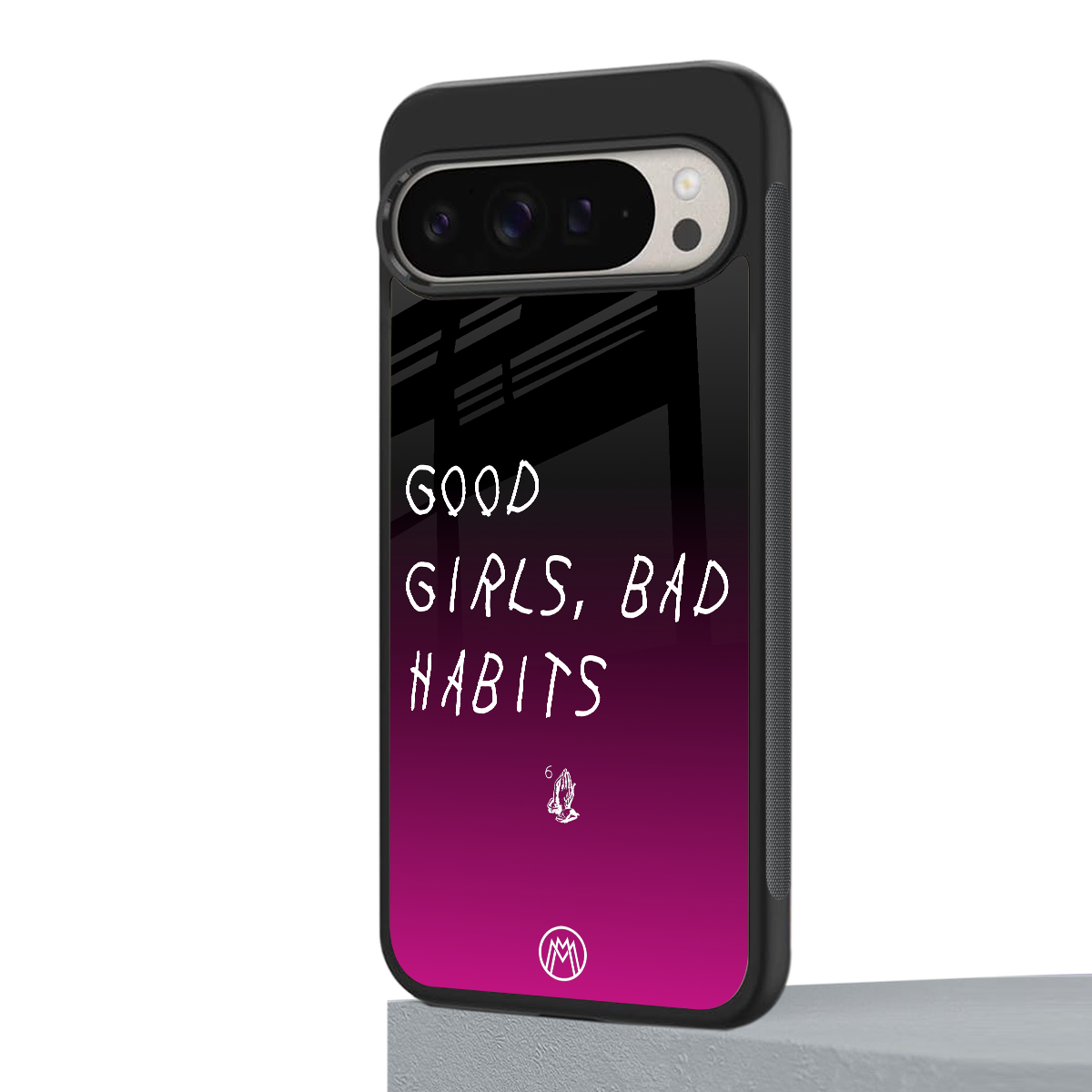 good girls bad habits back phone cover | glass case for google pixel 9 pro xl