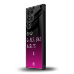 good girls bad habits back phone cover | glass case for samsung galaxy s23 ultra