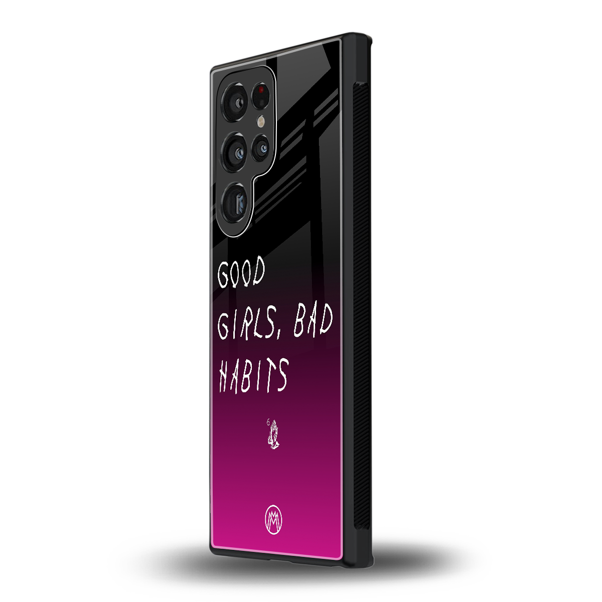 good girls bad habits back phone cover | glass case for samsung galaxy s23 ultra