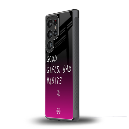 good girls bad habits back phone cover | glass case for samsung galaxy s25 ultra