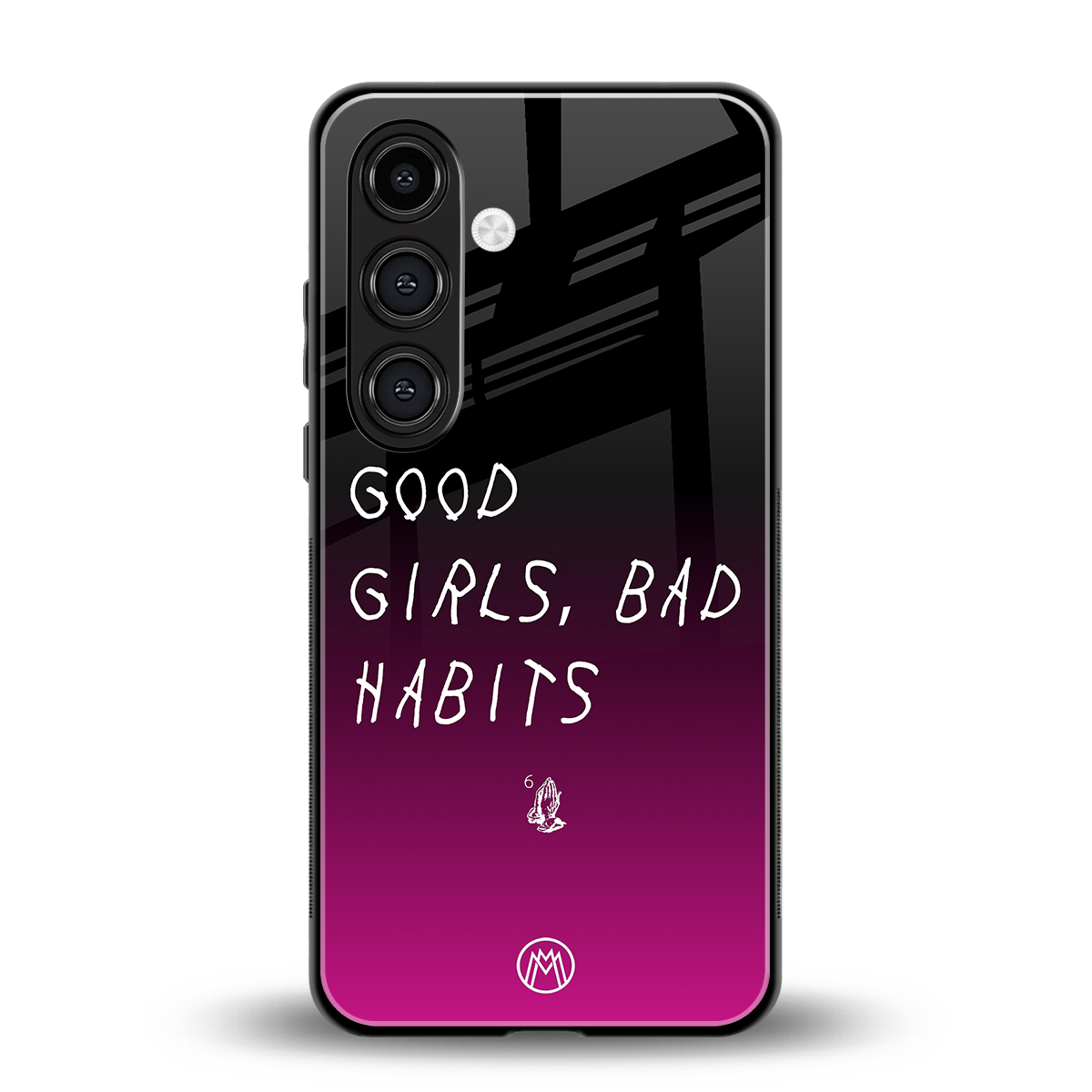 good girls bad habits back phone cover | glass case for samsung galaxy s25