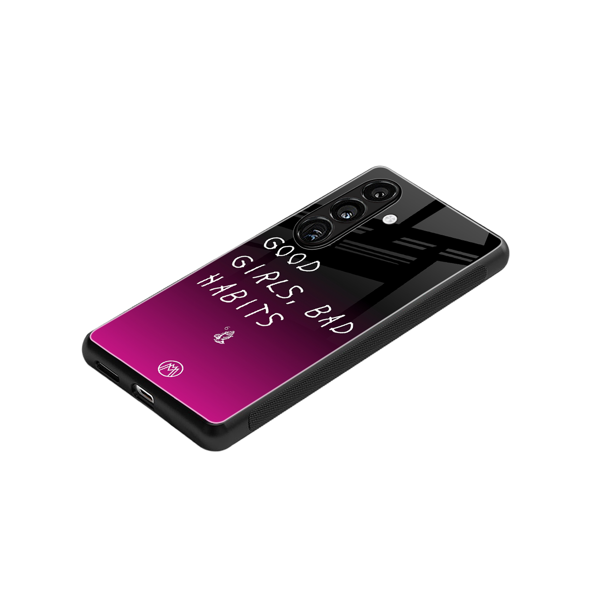 good girls bad habits back phone cover | glass case for samsung galaxy s25