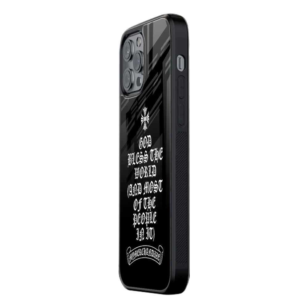 Slim Glass Back Phone Case for Multiple Brands iPhone, Samsung, Redmi, OnePlus, Oppo, Vivo
