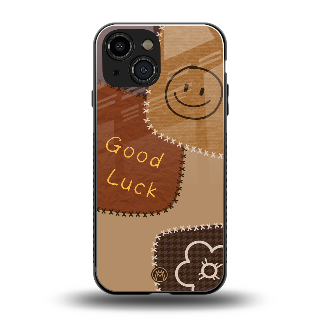 good luck back phone cover | glass case for iphone 13 mini