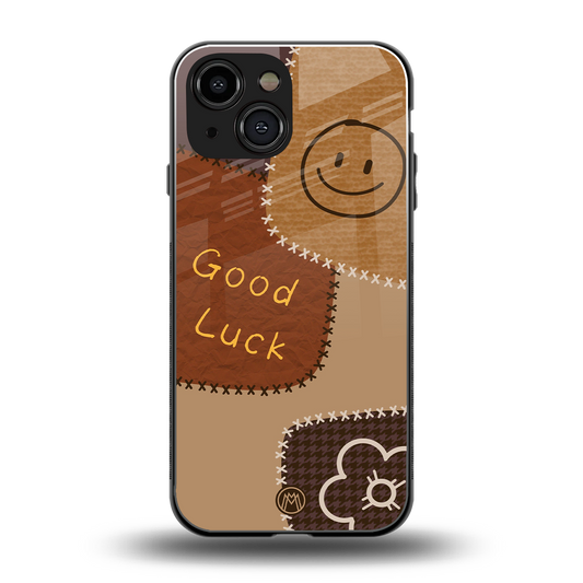 good luck back phone cover | glass case for iphone 13 mini